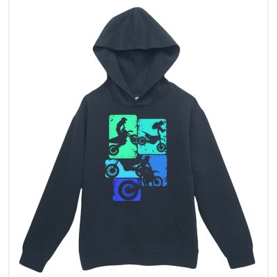 Dirt Bike Rider Motocross Enduro Dirt Biking Urban Pullover Hoodie