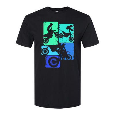 Dirt Bike Rider Motocross Enduro Dirt Biking Softstyle CVC T-Shirt