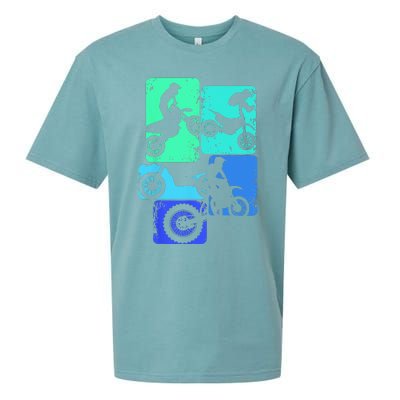 Dirt Bike Rider Motocross Enduro Dirt Biking Sueded Cloud Jersey T-Shirt