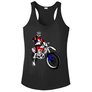 Dirt Bike Rider Motocross Enduro Dirt Biking Kids Men Ladies PosiCharge Competitor Racerback Tank