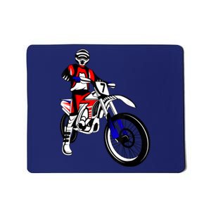 Dirt Bike Rider Motocross Enduro Dirt Biking Kids Men Mousepad