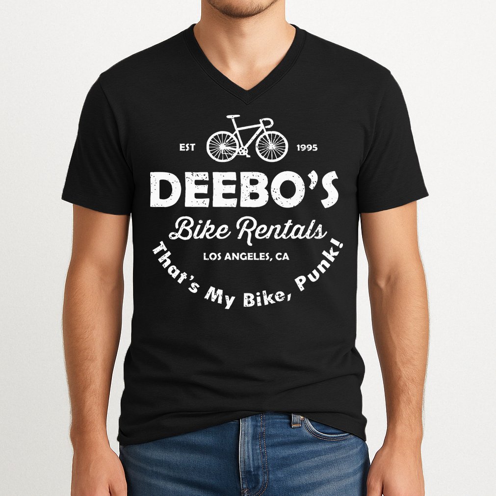 Deebo's Bike Rental That's My Bike Punk V-Neck T-Shirt