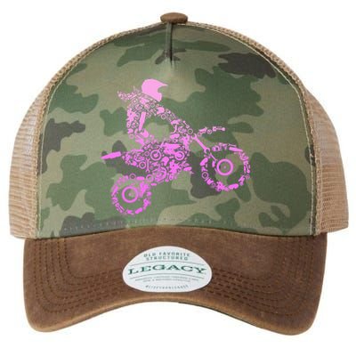 Dirt Bike Rider Motocross Enduro Dirt Biking Legacy Tie Dye Trucker Hat