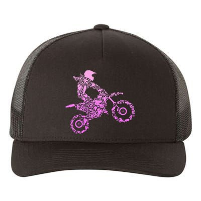 Dirt Bike Rider Motocross Enduro Dirt Biking Yupoong Adult 5-Panel Trucker Hat