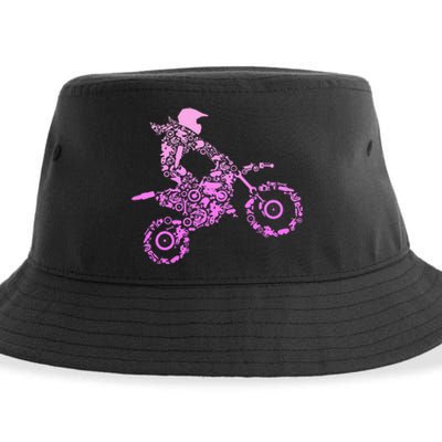 Dirt Bike Rider Motocross Enduro Dirt Biking Sustainable Bucket Hat