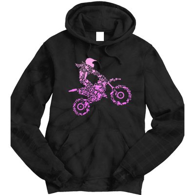 Dirt Bike Rider Motocross Enduro Dirt Biking Tie Dye Hoodie