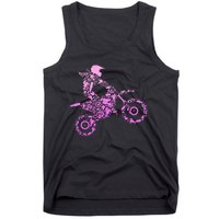 Dirt Bike Rider Motocross Enduro Dirt Biking Tank Top