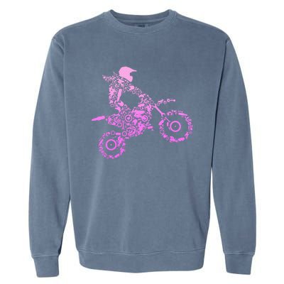 Dirt Bike Rider Motocross Enduro Dirt Biking Garment-Dyed Sweatshirt