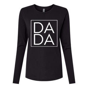 Dada Boxed Retro Fathers Day Womens Cotton Relaxed Long Sleeve T-Shirt