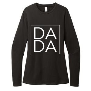 Dada Boxed Retro Fathers Day Womens CVC Long Sleeve Shirt