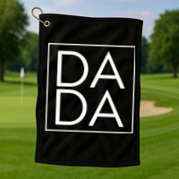 Dada Boxed Retro Fathers Day Golf Towel