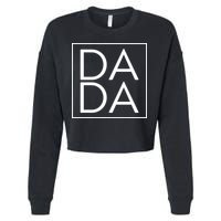 Dada Boxed Retro Fathers Day Cropped Pullover Crew