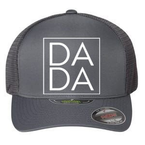 Dada Boxed Retro Fathers Day Flexfit Unipanel Trucker Cap