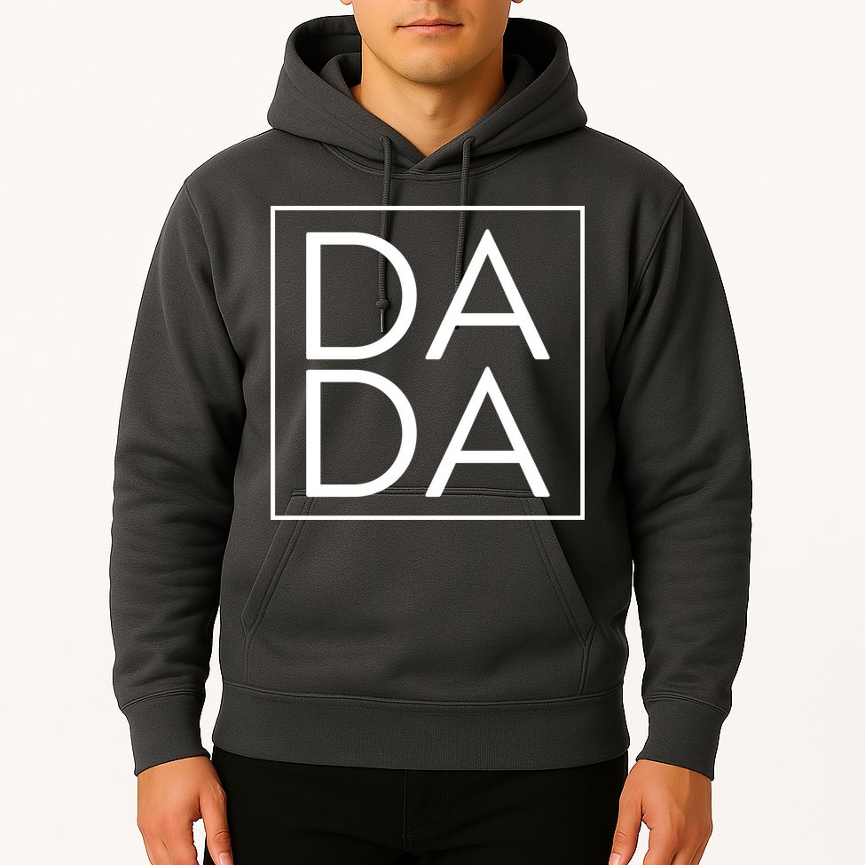Dada Boxed Retro Fathers Day Hoodie