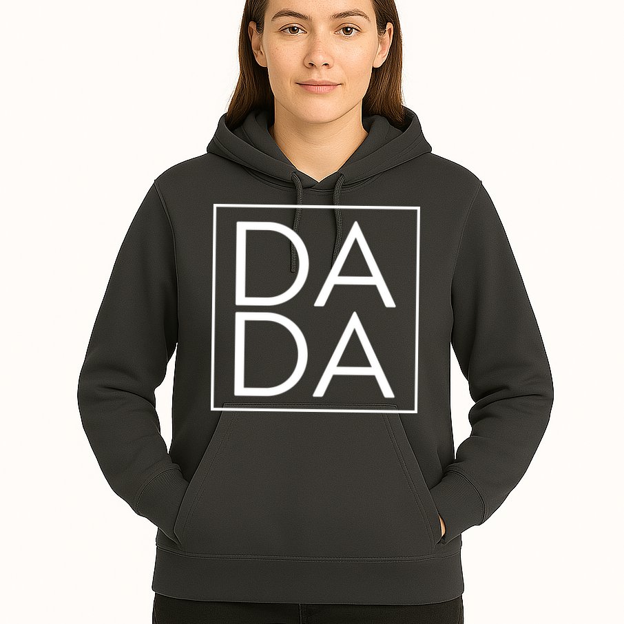 Dada Boxed Retro Fathers Day Hoodie
