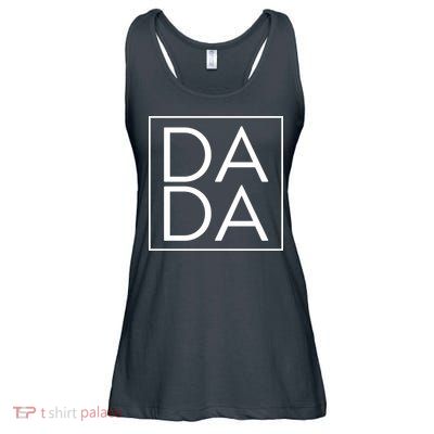 Dada Boxed Retro Fathers Day Ladies Essential Flowy Tank