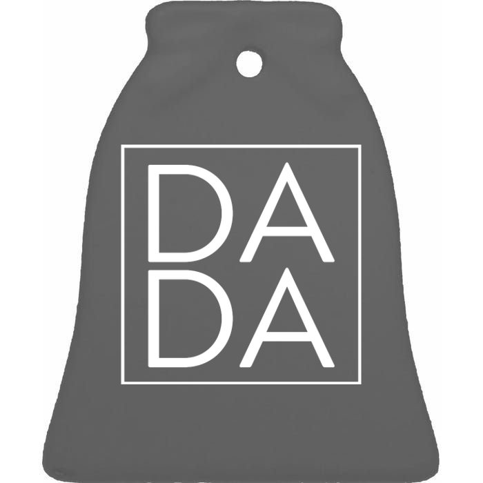 Dada Boxed Retro Fathers Day Ceramic Bell Ornament