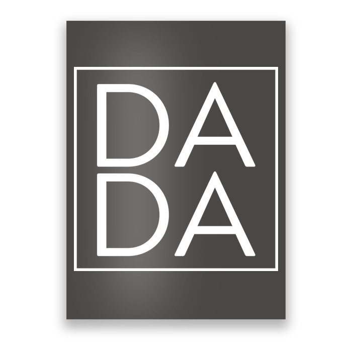 Dada Boxed Retro Fathers Day Poster