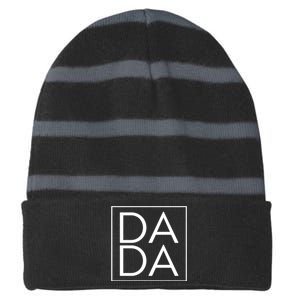 Dada Boxed Retro Fathers Day Striped Beanie with Solid Band