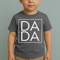 Dada Boxed Retro Fathers Day Toddler T-Shirt