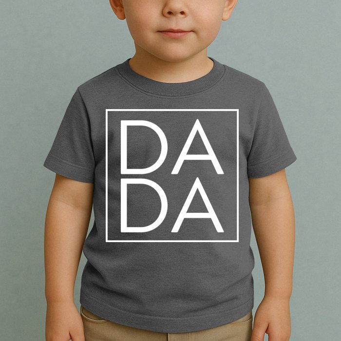 Dada Boxed Retro Fathers Day Toddler T-Shirt