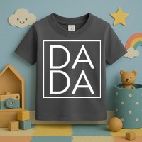 Dada Boxed Retro Fathers Day Toddler T-Shirt