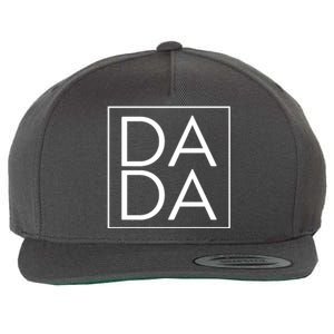 Dada Boxed Retro Fathers Day Wool Snapback Cap