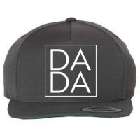 Dada Boxed Retro Fathers Day Wool Snapback Cap