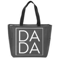 Dada Boxed Retro Fathers Day Zip Tote Bag