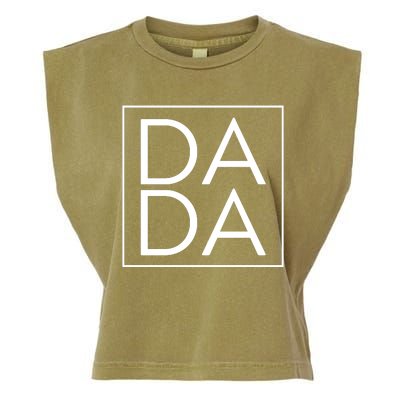 Dada Boxed Retro Fathers Day Garment-Dyed Women's Muscle Tee