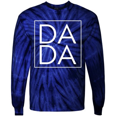 Dada Boxed Retro Fathers Day Tie-Dye Long Sleeve Shirt