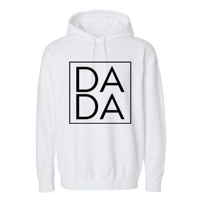 Dada Boxed Retro Fathers Day Garment-Dyed Fleece Hoodie