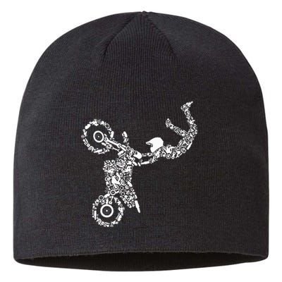 Dirt Bike Rider Motocross Enduro Dirt Biking Sustainable Beanie