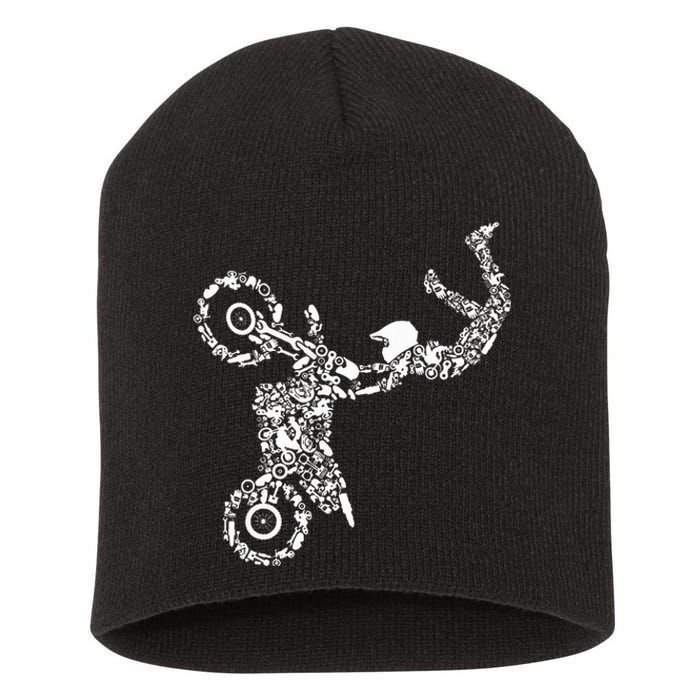 Dirt Bike Rider Motocross Enduro Dirt Biking Short Acrylic Beanie