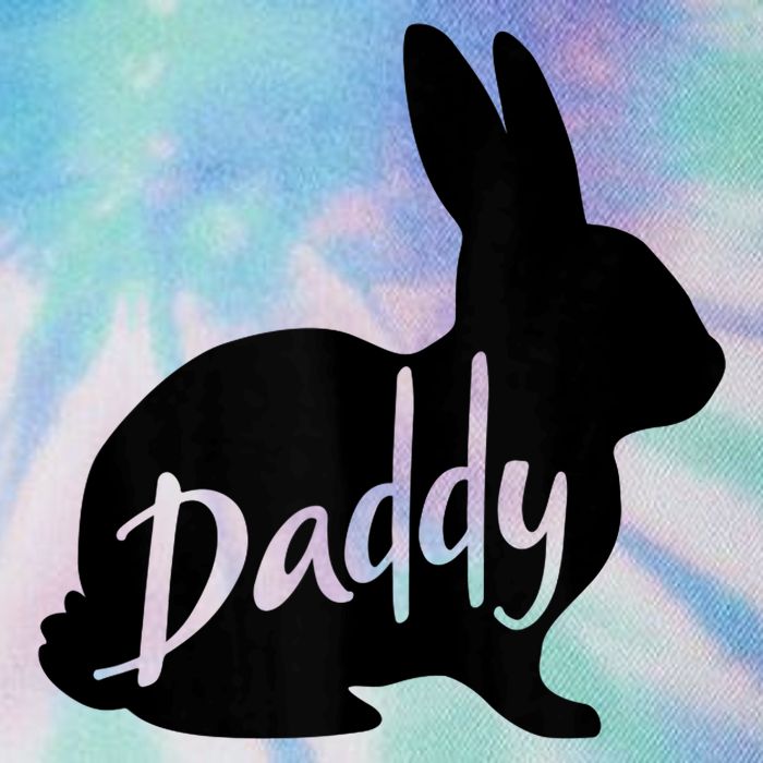 Daddy Bunny Rabbit Father Dad Easter Legacy Tie Dye Trucker Hat