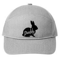 Daddy Bunny Rabbit Father Dad Easter 7-Panel Snapback Hat