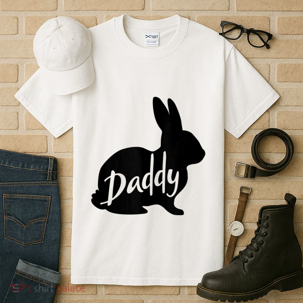 Daddy Bunny Rabbit Father Dad Easter Tall T-Shirt