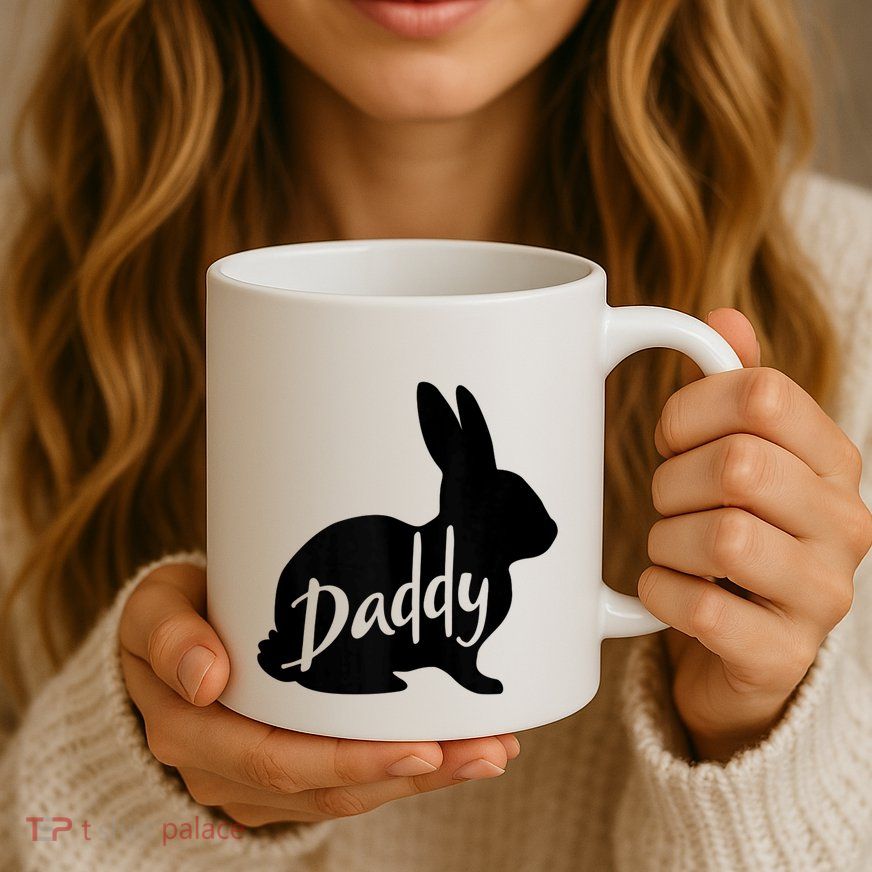 Daddy Bunny Rabbit Father Dad Easter Mug