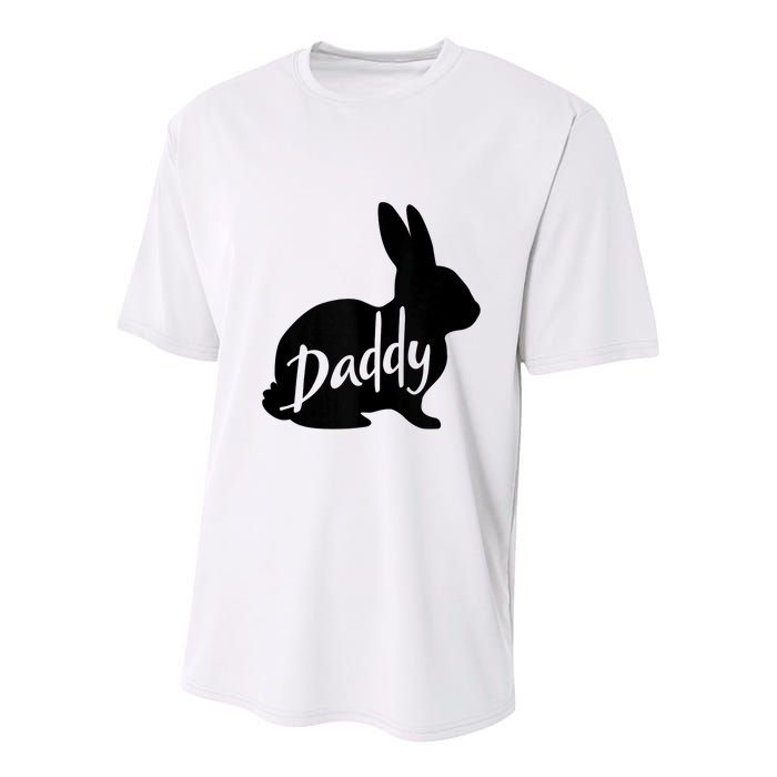 Daddy Bunny Rabbit Father Dad Easter Youth Performance Sprint T-Shirt