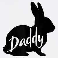 Daddy Bunny Rabbit Father Dad Easter Youth Performance Sprint T-Shirt