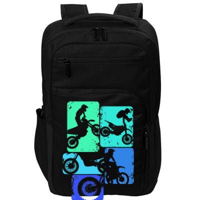 Dirt Bike Rider Motocross Enduro Dirt Biking Impact Tech Backpack