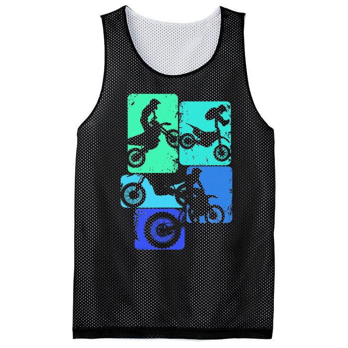 Dirt Bike Rider Motocross Enduro Dirt Biking Mesh Reversible Basketball Jersey Tank