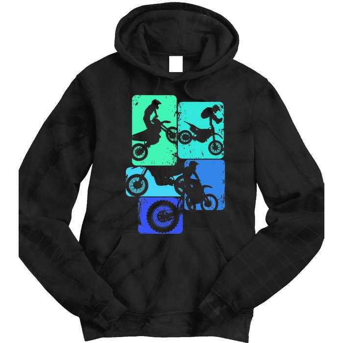 Dirt Bike Rider Motocross Enduro Dirt Biking Tie Dye Hoodie