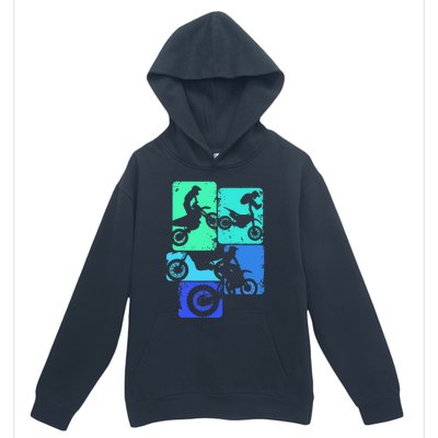 Dirt Bike Rider Motocross Enduro Dirt Biking Urban Pullover Hoodie