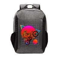 Dirt Bike Retro 80s Style Vintage Motocross Vector Backpack
