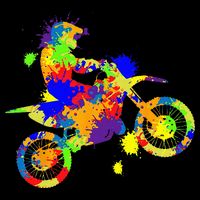Dirt Bike Rider Motocross Enduro Dirt Biking Doggie Tank