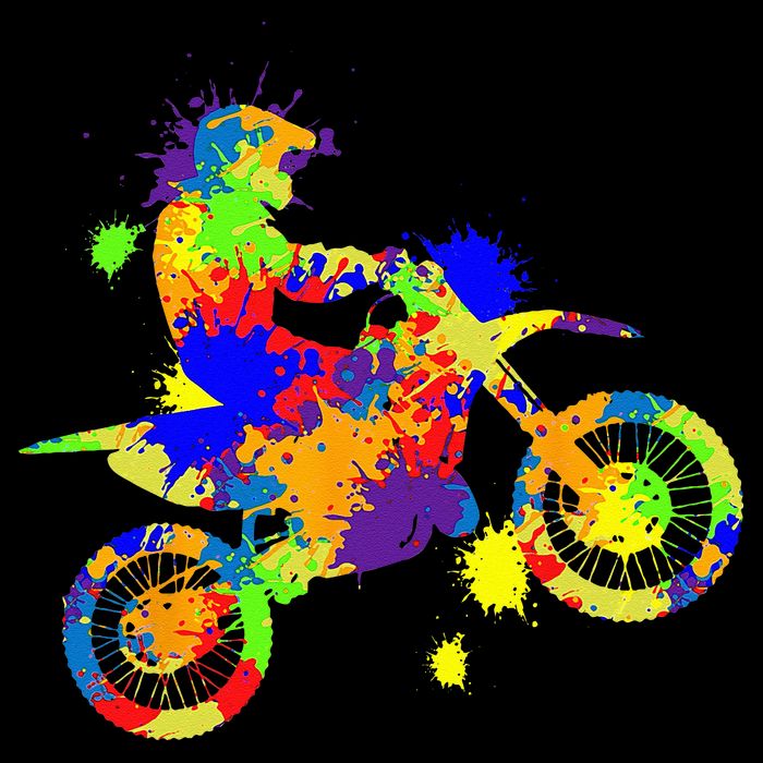 Dirt Bike Rider Motocross Enduro Dirt Biking Doggie Tank