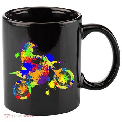 Dirt Bike Rider Motocross Enduro Dirt Biking 11oz C Handle Ceramic Mug