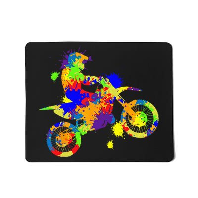 Dirt Bike Rider Motocross Enduro Dirt Biking Mousepad