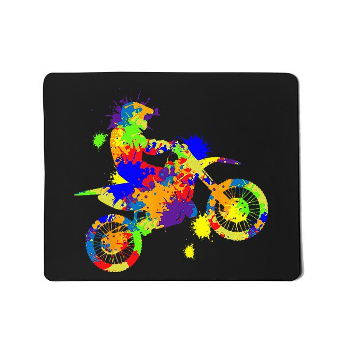 Dirt Bike Rider Motocross Enduro Dirt Biking Mousepad